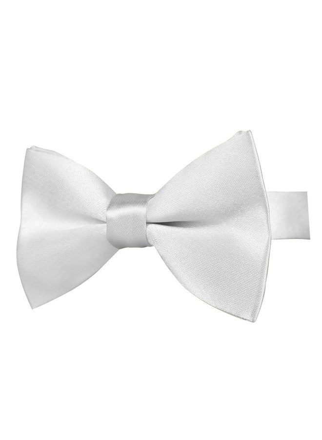 Koolmox KOOMOX White Bow for Dog, Adjustable Dog Bow Tie Collar for Small Puppy Dogs Cats Pets Wedding Birthday Graduation Christmas Holiday Homecoming Costum - Image 1